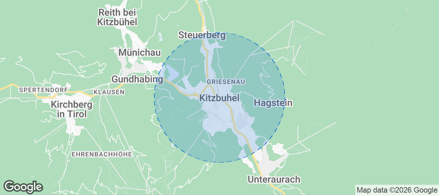 Stadt Kitzbühel Airbnb map